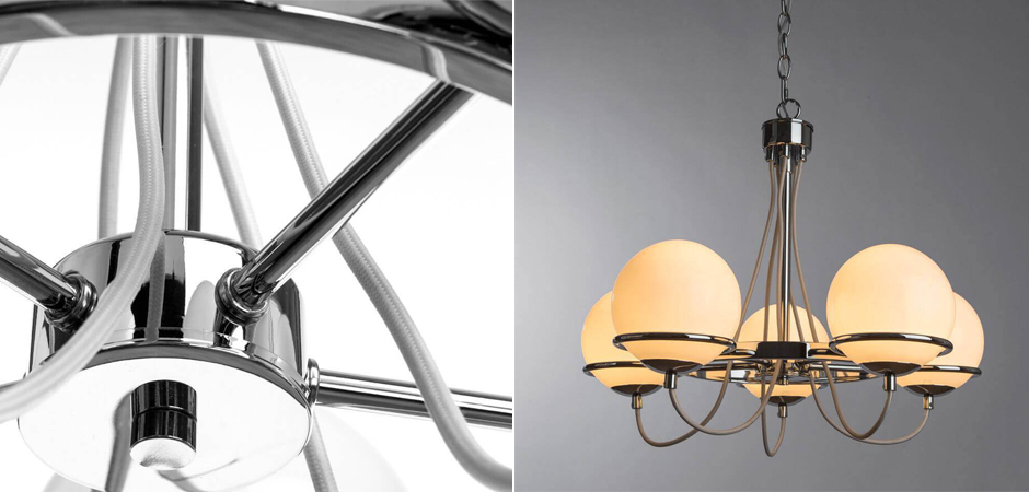 Люстра Melissa Chandelier Chromium 5 Люстра Melissa Chandelier Chromium 5 - Loft-Concept в Рязани