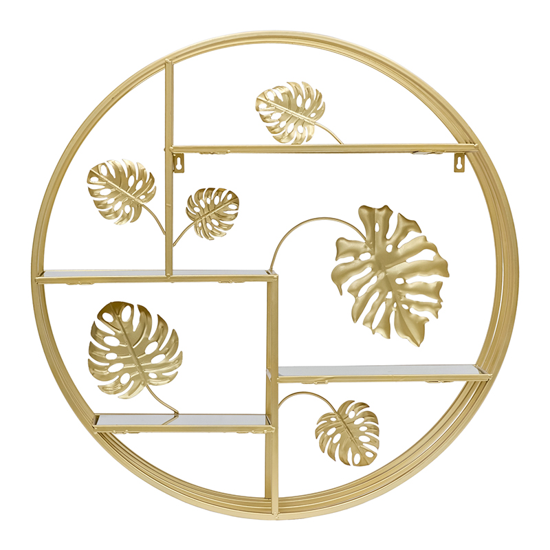 Полка Gold Tropical Shelf Золотой Полка Gold Tropical Shelf Золотой в Рязани | Loft Concept