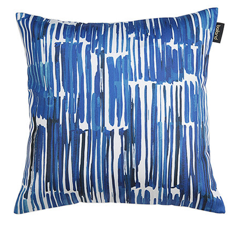 Подушка Pillow Indigo blue Синий Белый Подушка Pillow Indigo blue Синий Белый в Рязани | Loft Concept