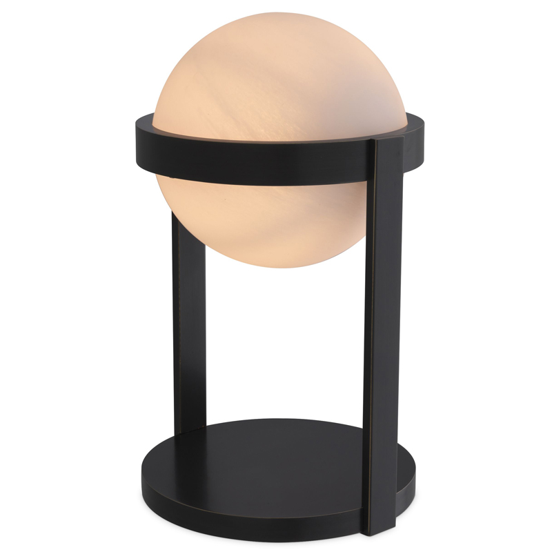 Настольная лампа Eichholtz Table Lamp Hayward Bronze Темная бронза Белое матовое стекло Настольная лампа Eichholtz Table Lamp Hayward Bronze Темная бронза Белое матовое стекло в Рязани | Loft Concept