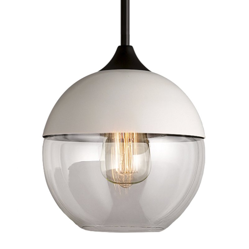 Подвесной светильник Hanglamp zwart glas White III Белый Прозрачное Стекло Подвесной светильник Hanglamp zwart glas White III Белый Прозрачное Стекло в Рязани | Loft Concept