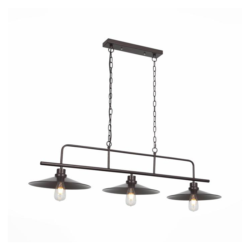 Люстра металлическая Metal chandelier techno Коричневый Люстра металлическая Metal chandelier techno Коричневый в Рязани | Loft Concept
