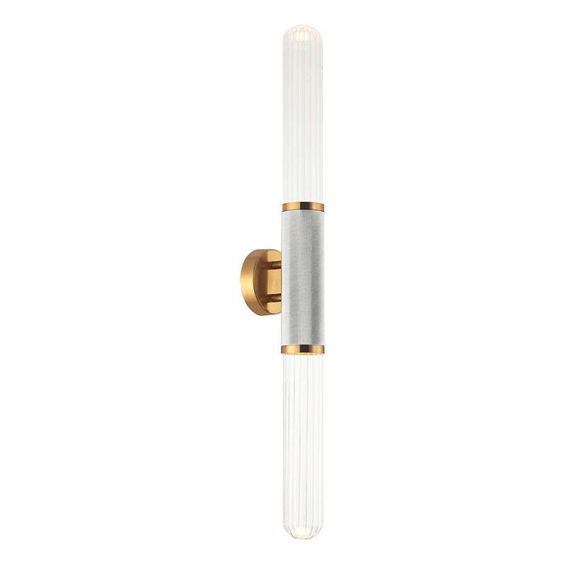 Бра Grover Chrome Transparent Wall Lamp Прозрачное Стекло Хром Глянцевое золото Бра Grover Chrome Transparent Wall Lamp Прозрачное Стекло Хром Глянцевое золото в Рязани | Loft Concept