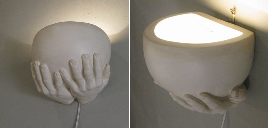 Бра Hands Lighted Wall Sconce by Richard Etts Бра Hands Lighted Wall Sconce by Richard Etts - Loft-Concept в Рязани
