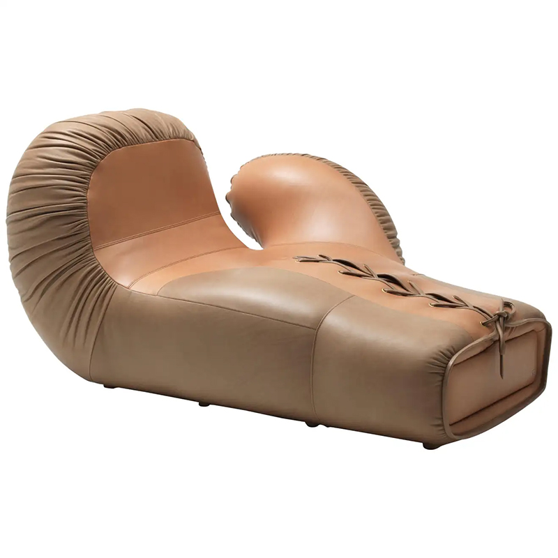 Кушетка Дизайнерская в форме Боксерской Перчатки Vintage De Sede boxing glove sectional sofa I Коричневый Бежевый Кушетка Дизайнерская в форме Боксерской Перчатки Vintage De Sede boxing glove sectional sofa I Коричневый Бежевый в Рязани | Loft Concept