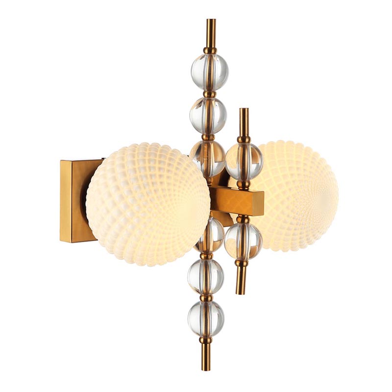 Бра Addelyn Sconce Белый Латунь Бра Addelyn Sconce Белый Латунь в Рязани | Loft Concept