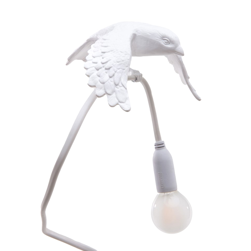 Настольная лампа Seletti Sparrow Taking Off Белый Настольная лампа Seletti Sparrow Taking Off Белый в Рязани | Loft Concept