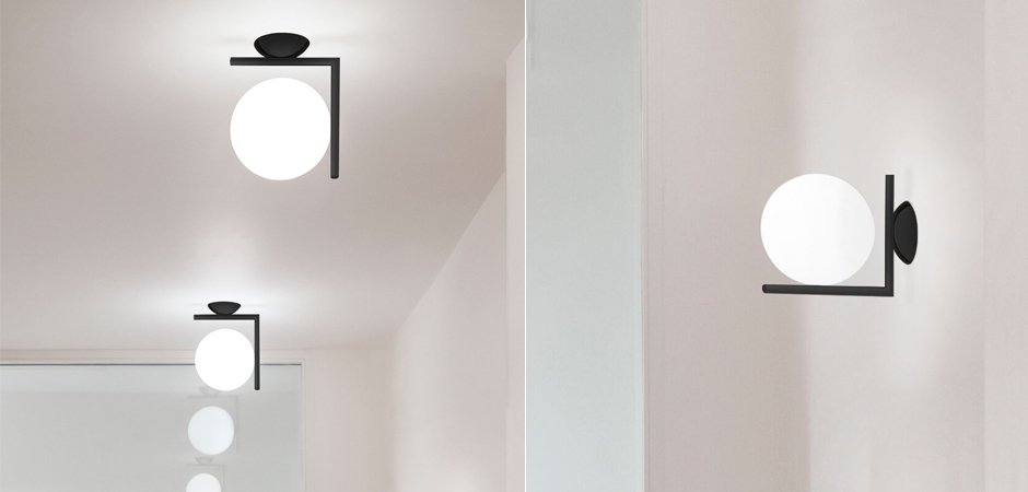Бра Flos IC Lights C/W Black - Loft-Concept в Рязани
