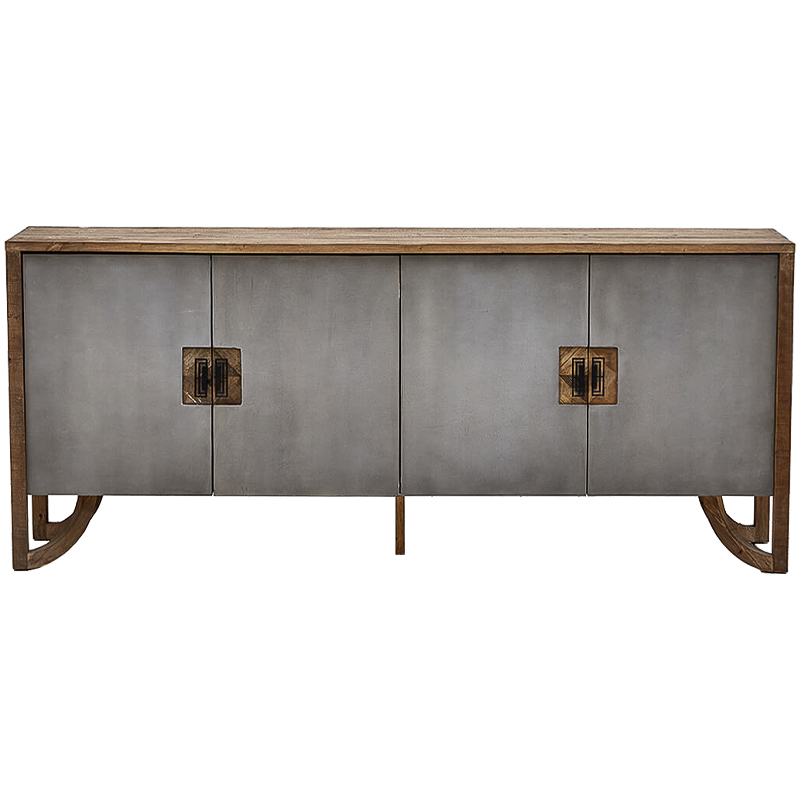 Комод дерево и бетон Keikala chest of drawers с 4-мя дверцами Древесина Серый Комод дерево и бетон Keikala chest of drawers с 4-мя дверцами Древесина Серый в Рязани | Loft Concept