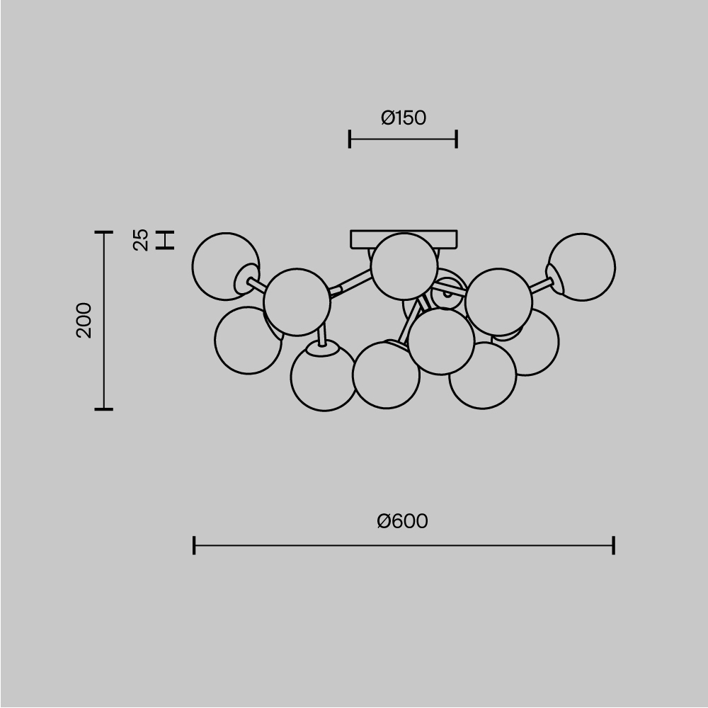 Потолочный светильник Dallas G9 в Рязани