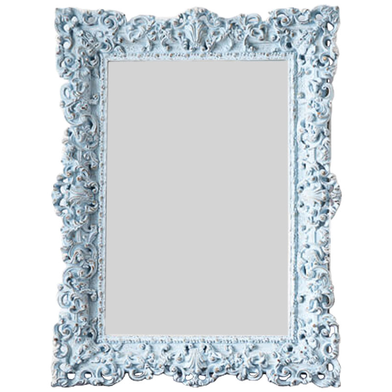 Зеркало Leeuw Mirror Pastel Blue Винтажный голубой в Рязани | Loft Concept 
