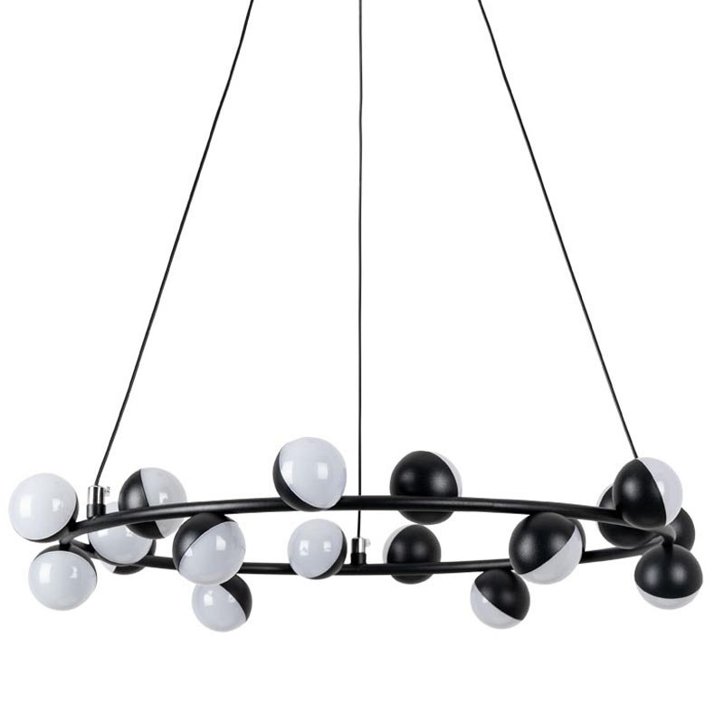 Люстра Vilelme Chandelier black 50 Черный Люстра Vilelme Chandelier black 50 Черный в Рязани | Loft Concept
