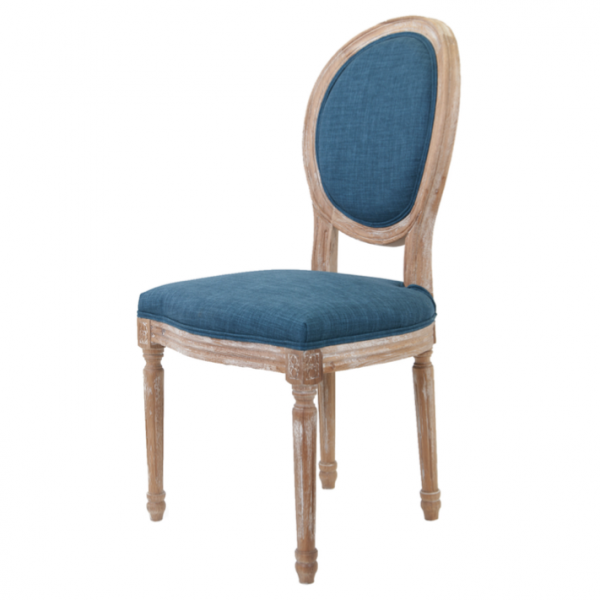 Стул French chairs Provence Indigo Chair Голубой пастельный Бежевый Стул French chairs Provence Indigo Chair Голубой пастельный Бежевый в Рязани | Loft Concept