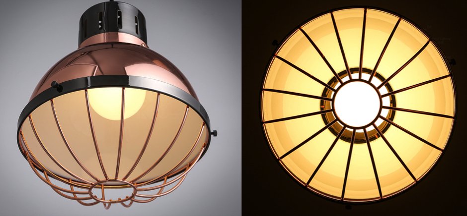 Подвесной светильник Ufo Copper Pendant Small Подвесной светильник Ufo Copper Pendant Small - Loft-Concept в Рязани