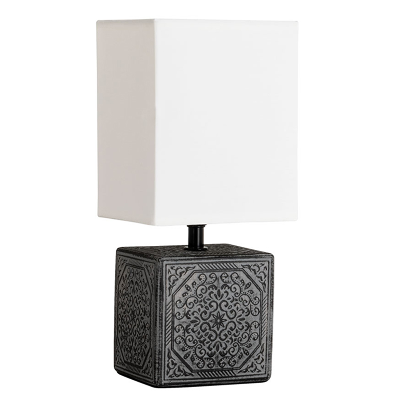 Настольная лампа Lazio Black Table Lamp Графит Настольная лампа Lazio Black Table Lamp Графит в Рязани | Loft Concept