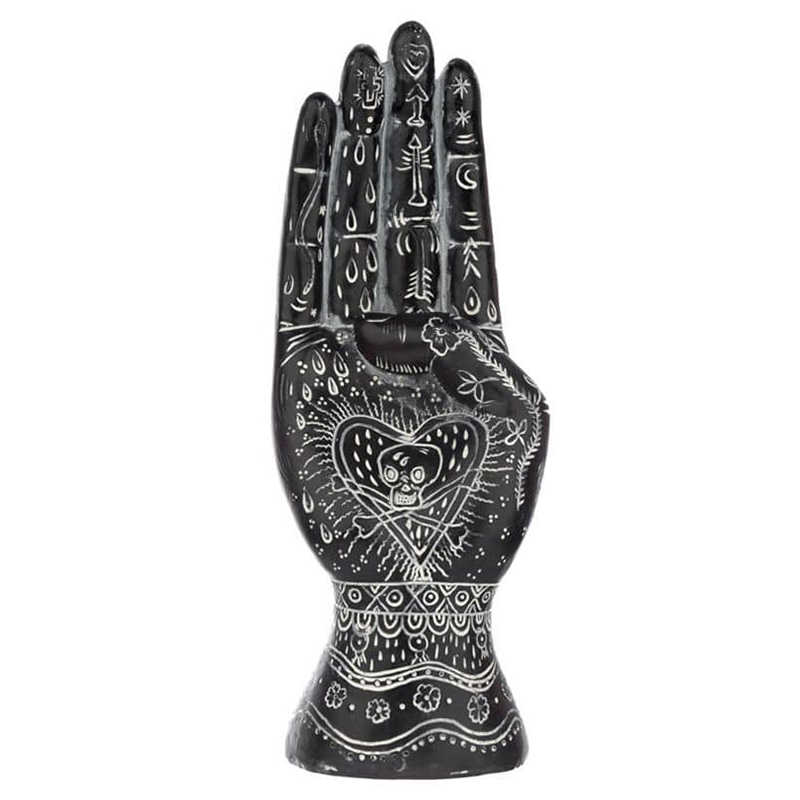 Статуэтка Mantic Hand Черный Белый Статуэтка Mantic Hand Черный Белый в Рязани | Loft Concept