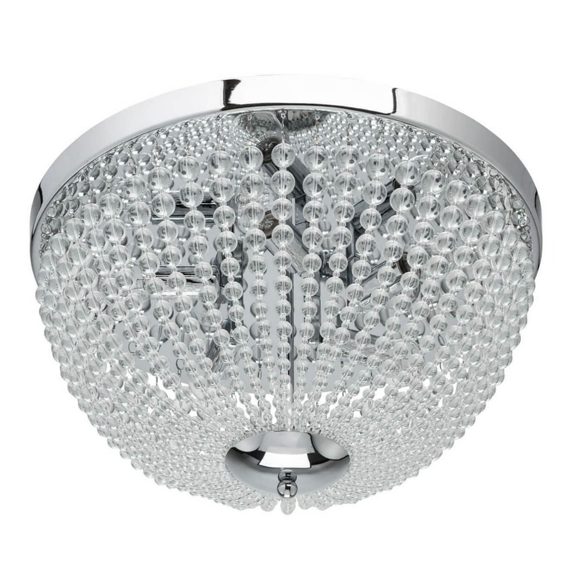 Потолочный светильник Virginia Clear Beads ceiling Chrome S Хром Прозрачное Стекло Потолочный светильник Virginia Clear Beads ceiling Chrome S Хром Прозрачное Стекло в Рязани | Loft Concept