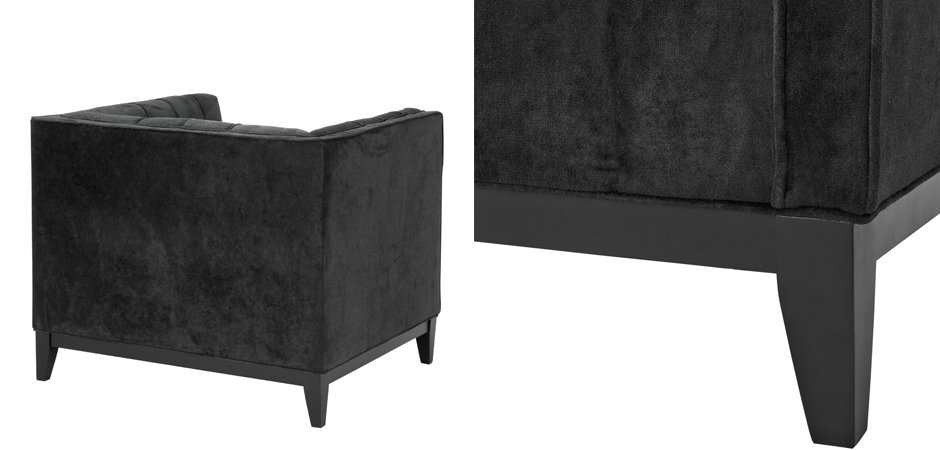 Кресло Eichholtz Chair Aldgate Black Кресло Eichholtz Chair Aldgate Black - Loft-Concept в Рязани