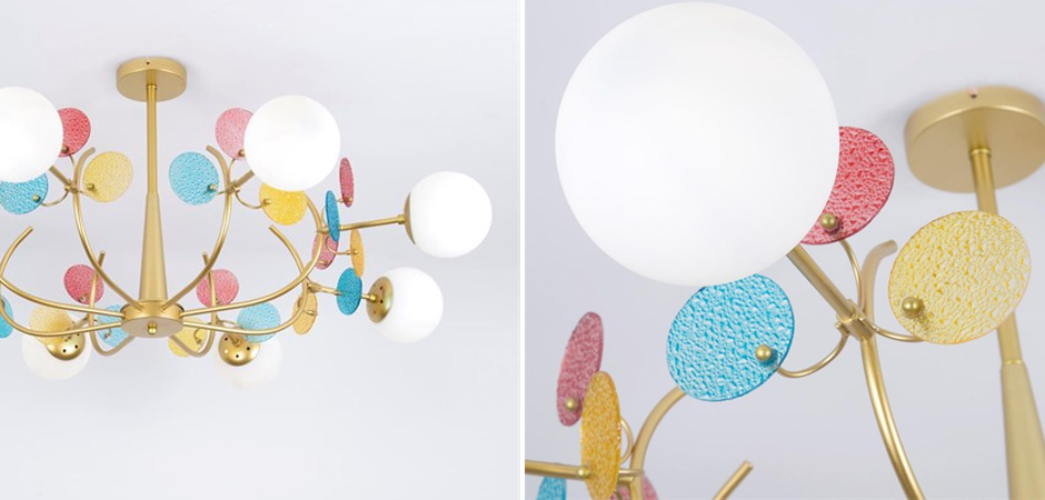 Потолочная Люстра MATISSE Multi glass 8 плафонов Потолочная Люстра MATISSE Multi glass 8 плафонов - Loft-Concept в Рязани