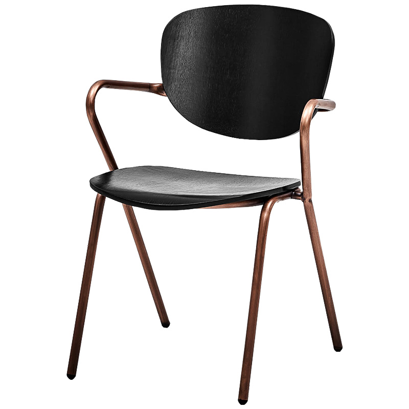 Стул Alpha Stool Черный Бронза Стул Alpha Stool Черный Бронза в Рязани | Loft Concept