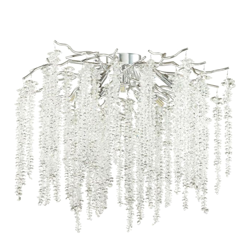 Люстра Хрустальная Fairy Tree Silver на 8 ламп Серебряный Люстра Хрустальная Fairy Tree Silver на 8 ламп Серебряный в Рязани | Loft Concept