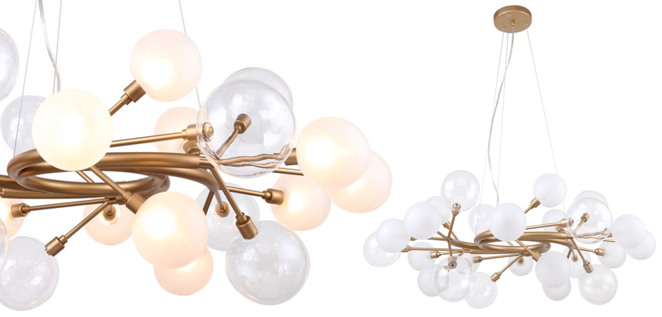 Люстра Berries Chandelier White 85 Люстра Berries Chandelier White 85 - Loft-Concept в Рязани