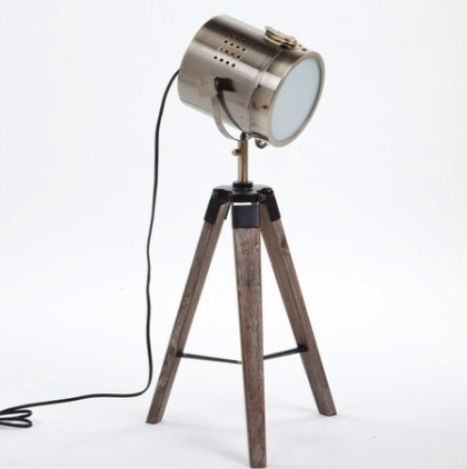 Настольная лампа Loft Tripod Mini Нержавеющая сталь Настольная лампа Loft Tripod Mini Нержавеющая сталь в Рязани | Loft Concept