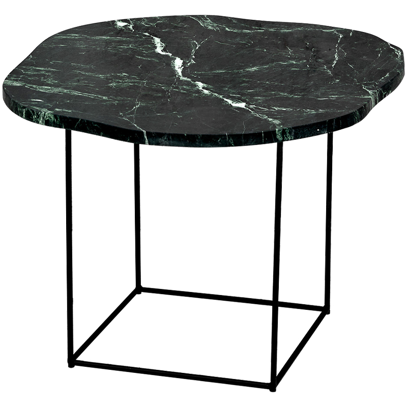 Кофейный стол с зелёной мраморной столешницей Gillespie Coffee Table Черный Зеленый Кофейный стол с зелёной мраморной столешницей Gillespie Coffee Table Черный Зеленый в Рязани | Loft Concept