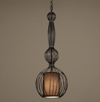 Подвесной светильник Wire Dream Pendant 3 Черный Белый Подвесной светильник Wire Dream Pendant 3 Черный Белый в Рязани | Loft Concept