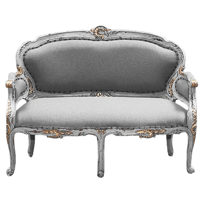 Диван Maria Antoinette Softness Серый Белый винтажная патина Диван Maria Antoinette Softness Серый Белый винтажная патина в Рязани | Loft Concept