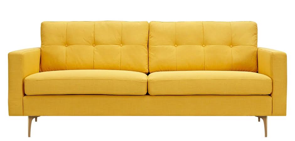 Диван Papaya Yellow Greta Sofa Диван желтая шерсть Диван Papaya Yellow Greta Sofa Диван желтая шерсть - Loft-Concept в Рязани