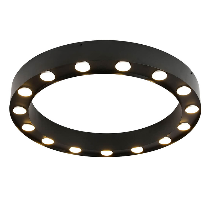 Потолочный светильник Dugan Ceiling Lamp 70 Черный Потолочный светильник Dugan Ceiling Lamp 70 Черный в Рязани | Loft Concept