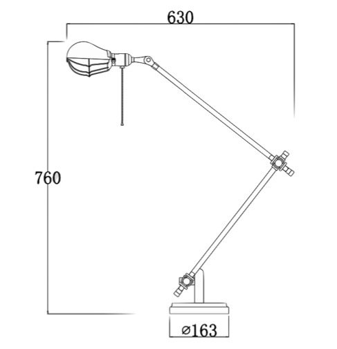 Настольный светильник Steampunk Extension Pole Table 2 Настольный светильник Steampunk Extension Pole Table 2 в Рязани