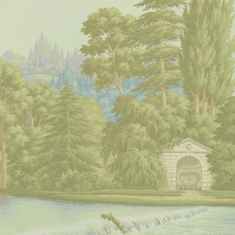 Обои ручная роспись English Landscape Pastel on scenic paper Обои ручная роспись English Landscape Pastel on scenic paper в Рязани | Loft Concept