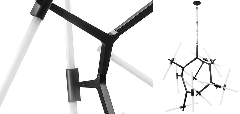 Люстра Агнес Chandelier Black 20 Люстра Агнес Chandelier Black 20 - Loft-Concept в Рязани