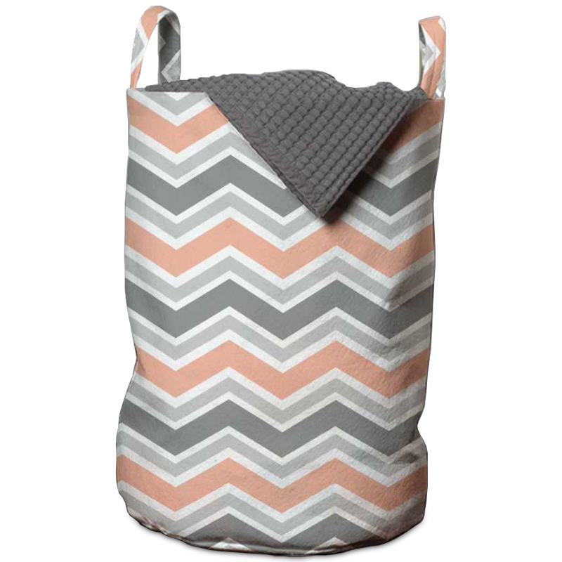 Корзина Gray Chevron Basket Мульти Корзина Gray Chevron Basket Мульти в Рязани | Loft Concept