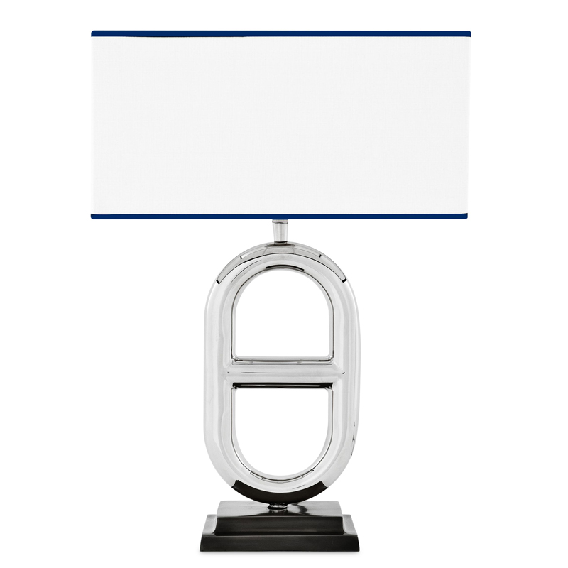 Настольная лампа Eichholtz Table Lamp Acapulco Нержавеющая сталь Черный Кремовый Настольная лампа Eichholtz Table Lamp Acapulco Нержавеющая сталь Черный Кремовый в Рязани | Loft Concept