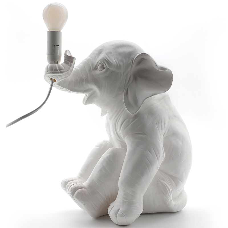 Настольная лампа Table Lamp Elephant Белый в Рязани | Loft Concept 