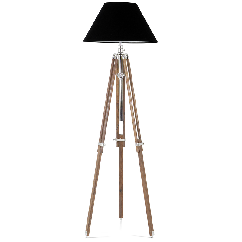 Торшер EICHHOLTZ 103271 TELESCOPE Коричневый Черный в Рязани | Loft Concept 