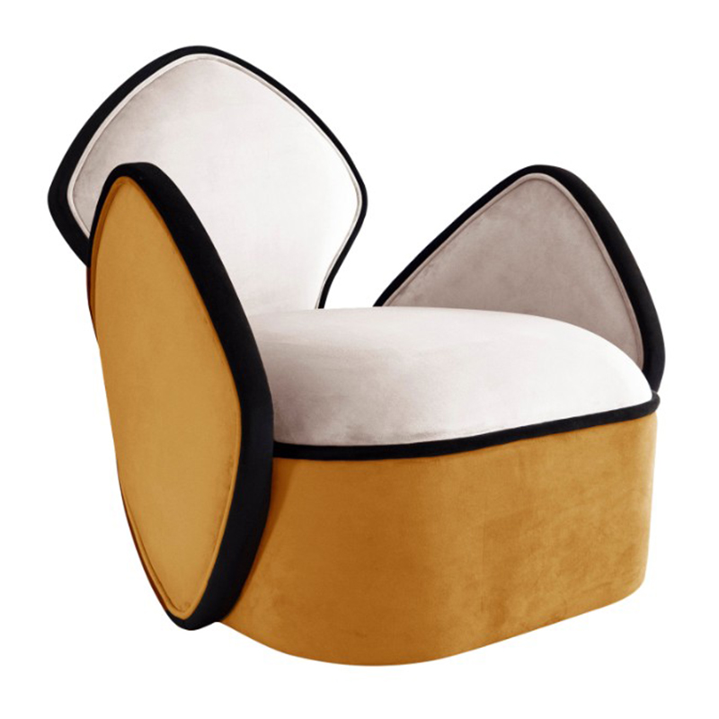 Дизайнерское Кресло Orca Armchair Designed by Sergio Prieto Белый Оранжевый Черный Дизайнерское Кресло Orca Armchair Designed by Sergio Prieto Белый Оранжевый Черный в Рязани | Loft Concept