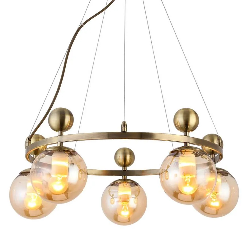 Люстра Demian Bronze Chandelier Бронза Люстра Demian Bronze Chandelier Бронза в Рязани | Loft Concept