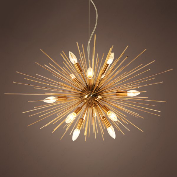Люстра Astra Chandelier Sputnik Gold Глянцевое золото Люстра Astra Chandelier Sputnik Gold Глянцевое золото в Рязани | Loft Concept