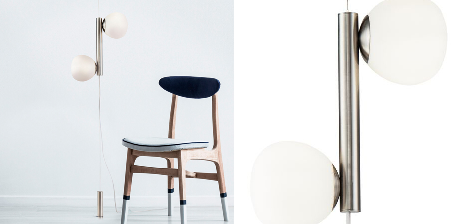 Торшер Tiepolo Ball Floor Lamp Double nickel Торшер Tiepolo Ball Floor Lamp Double nickel - Loft-Concept в Рязани