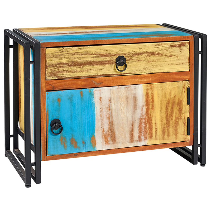 Комод Loft Antique Wood Мульти Коричневый Черный Комод Loft Antique Wood Мульти Коричневый Черный в Рязани | Loft Concept