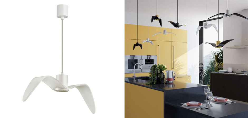 Подвесной светильник Seagull белый Подвесной светильник Seagull белый - Loft-Concept в Рязани