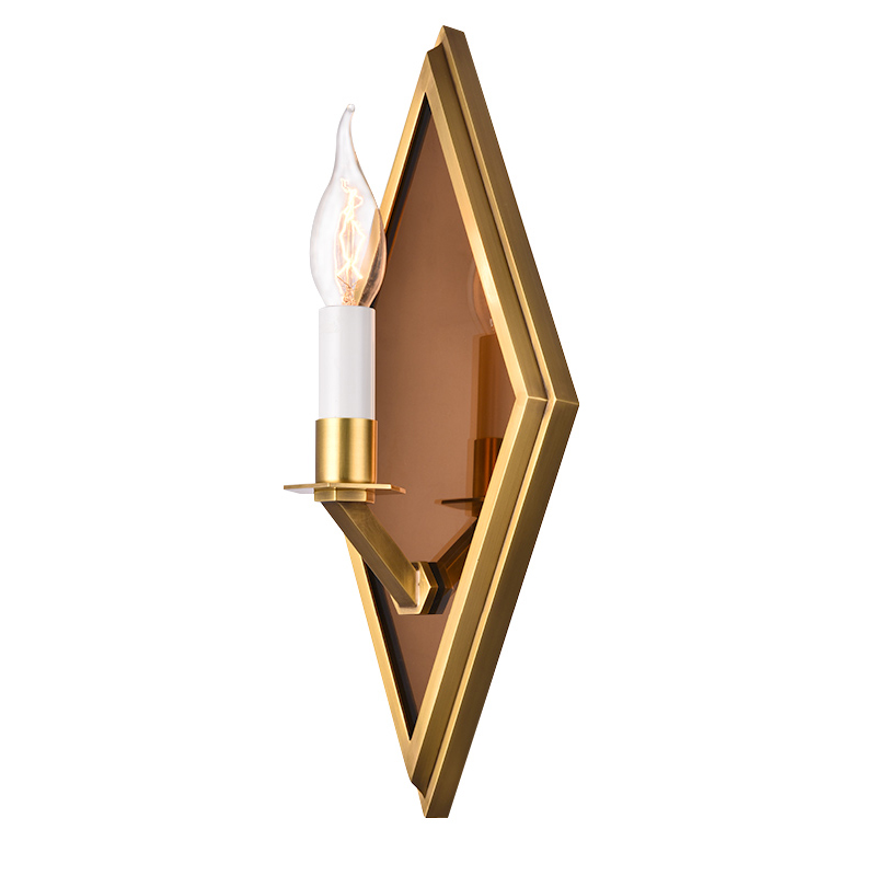 Бра Rhombus Wall lamp Латунь Бра Rhombus Wall lamp Латунь в Рязани | Loft Concept