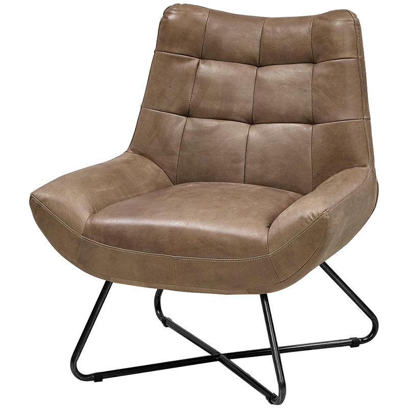 Кресло Sincere Chair Коричневый Черный Кресло Sincere Chair Коричневый Черный в Рязани | Loft Concept