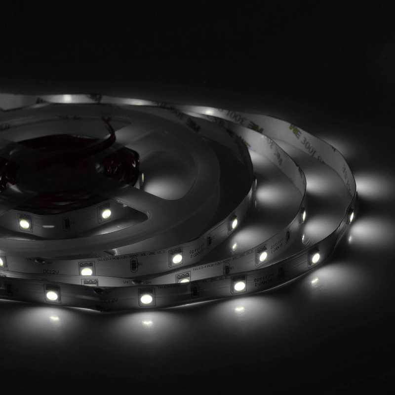 Светодиодная лента 7,2W/m 30Led/m 5050SMD дневной белый 5M Белый Светодиодная лента 7,2W/m 30Led/m 5050SMD дневной белый 5M Белый в Рязани | Loft Concept
