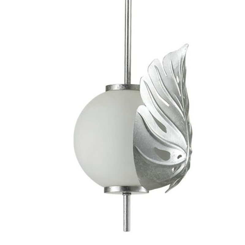 Подвесной светильник Silver Monstera Leaf Серебряный в Рязани | Loft Concept 