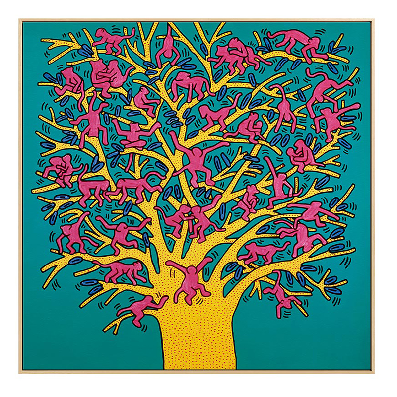 Постер Keith Haring 1 Мульти Постер Keith Haring 1 Мульти в Рязани | Loft Concept